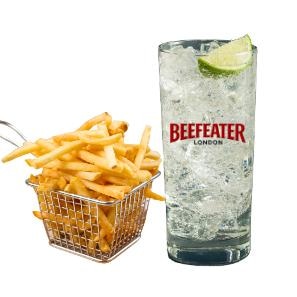 BEEFEATER GIN & TONIC - FRENCH FRIES